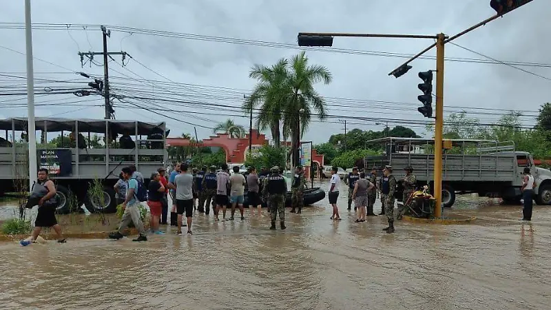 Afectaciones en Poza Rica